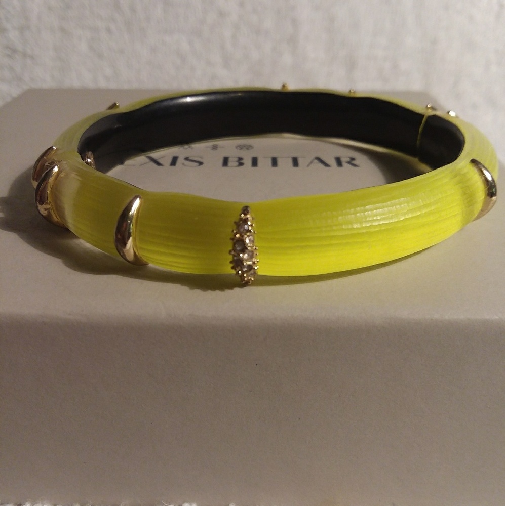 🌻ALEXIS BITTAR🌻 Gold Tone Liquid Stripe Bangle